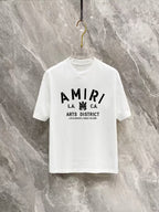 AMIRI Arts District Short‑Sleeve Crew Neck T‑Shirt