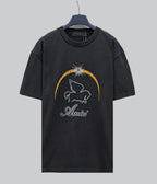 AMIRI Pegasus Rainbow Graphic Crew Neck Short‑Sleeve T‑Shirt