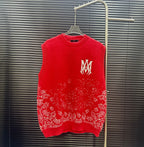 AMIRI MA Monogram Gradient Paisley Knit Vest
