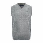 Ralph Lauren Men's V‑Neck Cable‑Knit Sweater Vest