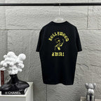 AMIRI Hollywood Cartoon Graphic Back‑Print Crew‑Neck Short‑Sleeve T‑Shirt