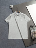 Ralph Lauren Men's White Short‑Sleeve Classic Polo Shirt With Embroidered Pony Logo