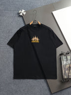 AMIRI Star Embellished Logo Crew‑Neck Short‑Sleeve T‑Shirt