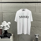 AMIRI Ornate Logo Graphic Crew-Neck Short-Sleeve T-Shirt