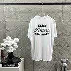 AMIRI Club Amiri Hollywood Graphic Crew-Neck Short-Sleeve T-Shirt