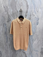 Ralph Lauren Men's Cable‑Knit Short‑Sleeve Polo Shirt