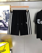 Ralph Lauren Men's Side‑Stripe Drawstring Casual Shorts