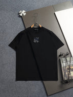AMIRI MA Heart Motif Crew Neck Short‑Sleeve T‑Shirt