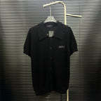 AMIRI Minimal Logo Short‑Sleeve Knit Cardigan