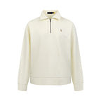Polo Ralph Lauren Men’s Collared Quarter‑Zip Sweatshirt With Pony Embroidery