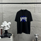 AMIRI Embellished Layered Logo Crew-Neck Short-Sleeve T-Shirt