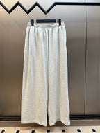 Acne Studios Elastic Waist Wide‑Leg Sweat Pants