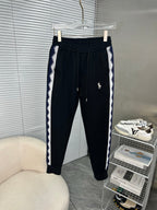 Ralph Lauren Men's Side‑Stripe Drawstring Jogger Pants