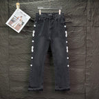 AMIRI Rhinestone‑Embellished Flared Denim Jeans