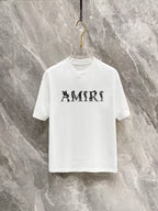 AMIRI Botanical Logo Short‑Sleeve Crew Neck T‑Shirt