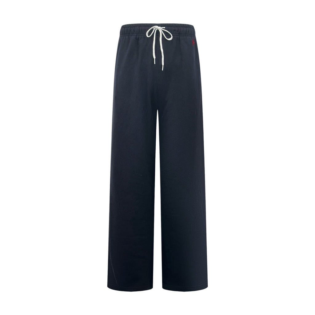 Polo Ralph Lauren Men’s Wide‑Leg Drawstring Sweatpants With Red Pony Embroidery