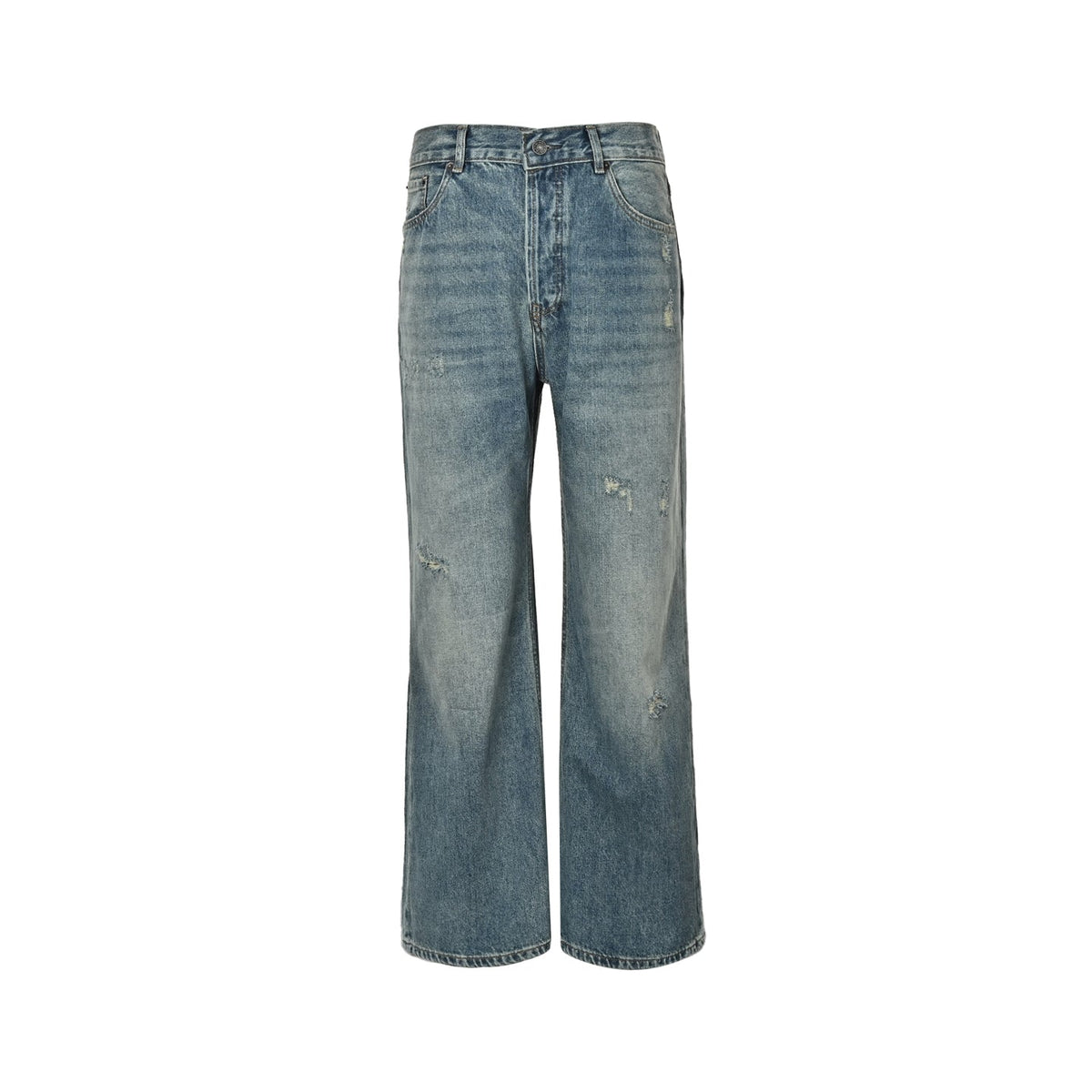 Acne Studios Distressed Wide‑Leg Jeans