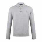 Polo Ralph Lauren Men’s Long‑Sleeve Knit Polo Shirt, 3‑Button Placket