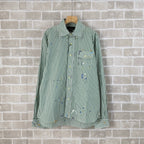 Ralph Lauren Men's Paint‑Splatter Striped Long‑Sleeve Button‑Down Shirt