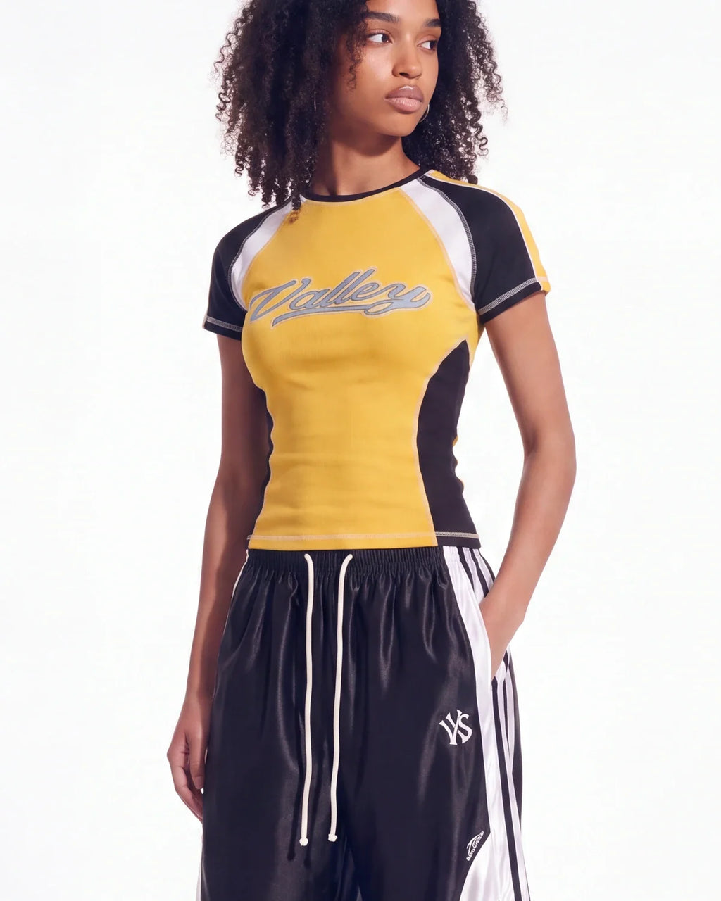 Vale Forever Women's Valley Sport Femme Tee Yellow