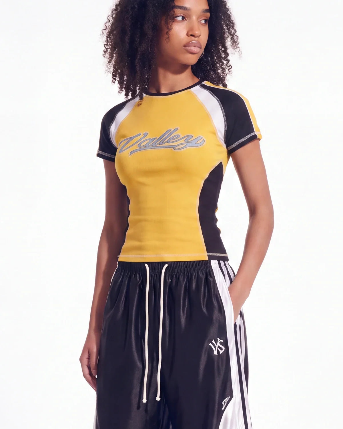 Vale Forever Women's Valley Sport Femme Tee Yellow