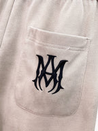 AMIRI Tie‑Dye Patch Logo Drawstring Casual Shorts