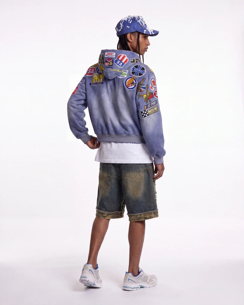 Vale Forever Double Jorts Blue