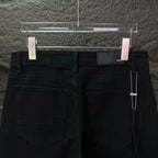 AMIRI Mesh‑Lined Multi‑Rip Distressed Slim‑Fit Denim Jeans
