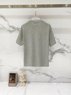 AMIRI Chest Pocket Subtle Embossed Graphic Crew Neck Short‑Sleeve T‑Shirt