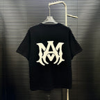 AMIRI Pixel‑Logo Short‑Sleeve Knit T‑Shirt