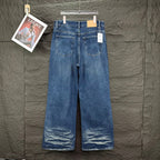 Acne Studios Vintage Whiskering Wide‑Leg Jeans