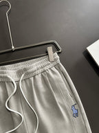 Ralph Lauren Men's Grey Drawstring Straight‑Leg Sweatpants