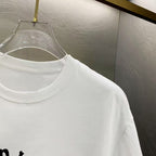 Amiri Preemo Vinyl Record Front Graphic Crew‑Neck Short‑Sleeve T‑Shirt