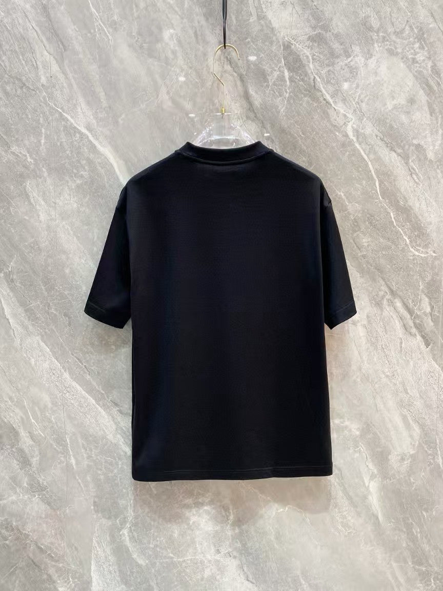Amiri Arts District Multi‑Line Text Graphic Crew‑Neck Short‑Sleeve T‑Shirt