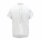 Ralph Lauren Men's Short‑Sleeve Linen‑Blend Button‑Down Shirt With Embroidered Pony Logo