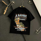 Amiri Small Chest Graphic Crew‑Neck Short‑Sleeve T‑Shirt