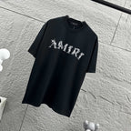 AMIRI Ornate Logo Graphic Crew-Neck Short-Sleeve T-Shirt