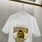 AMIRI Hollywood High Lion Graphic Crew Neck Short‑Sleeve T‑Shirt