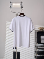Polo Ralph Lauren Men's Contrast‑Trim Crew‑Neck Short‑Sleeve T‑Shirt, Navy Pony Embroidery