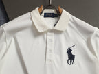 Ralph Lauren Men's Big Pony Short‑Sleeve Polo Shirt With Number‑3 Sleeve Logo
