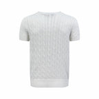 Ralph Lauren Men's Short‑Sleeve Cable‑Knit Crew Neck Sweater