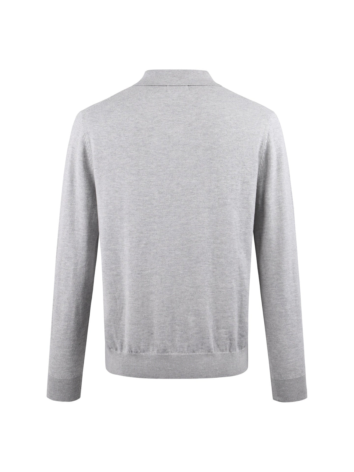 Polo Ralph Lauren Men’s Long‑Sleeve Knit Polo Sweater With Navy Pony Embroidery