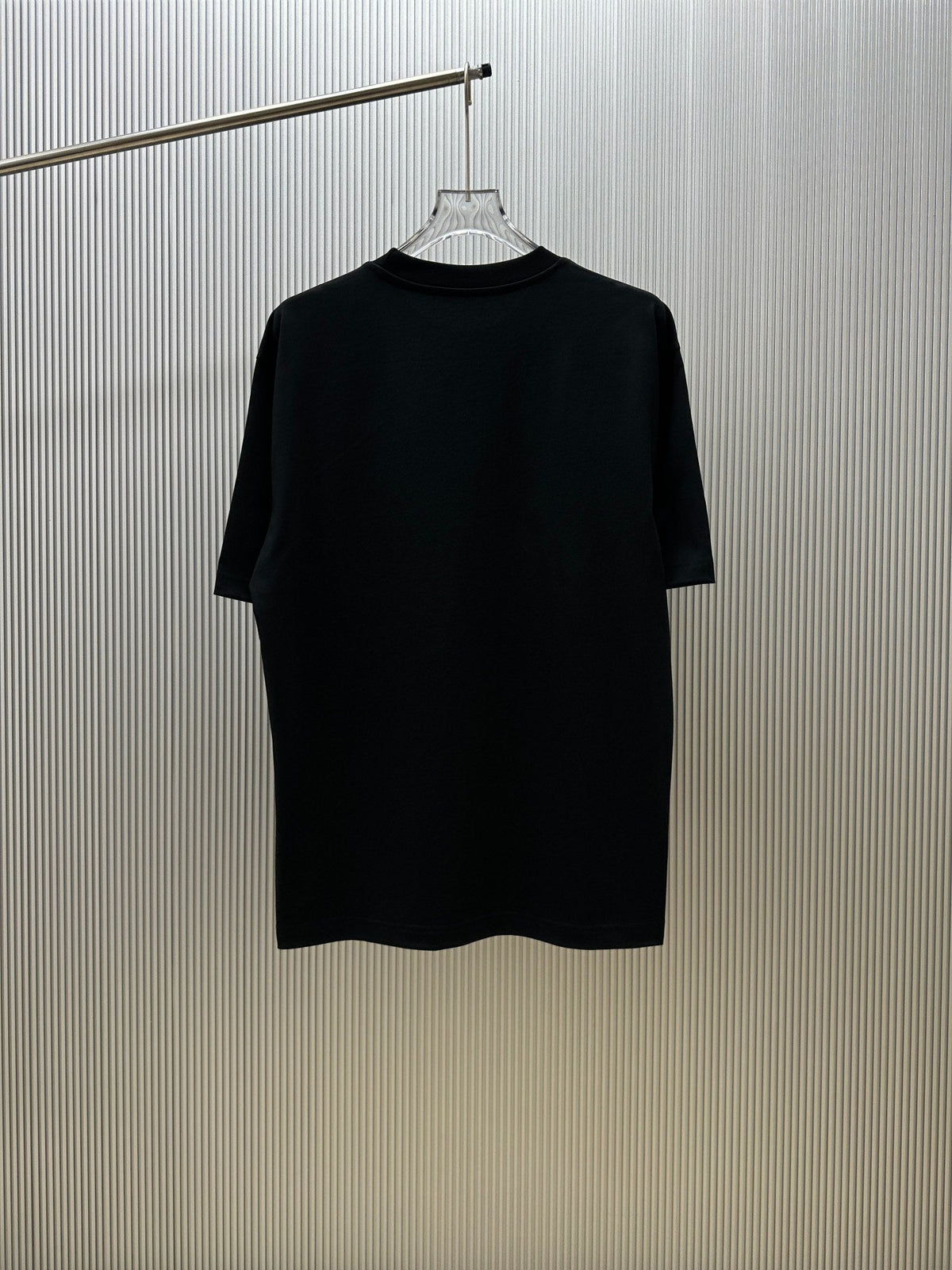 Men's Crew‑Neck Short‑Sleeve T‑Shirt with Red Pony Embroidery