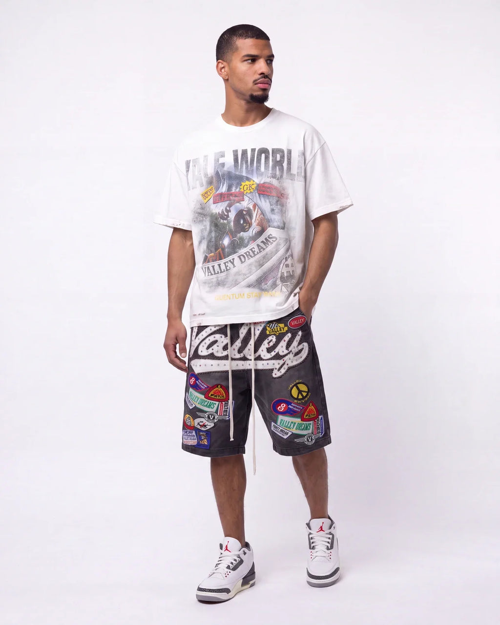 Vale Forever Newspaper Tee White