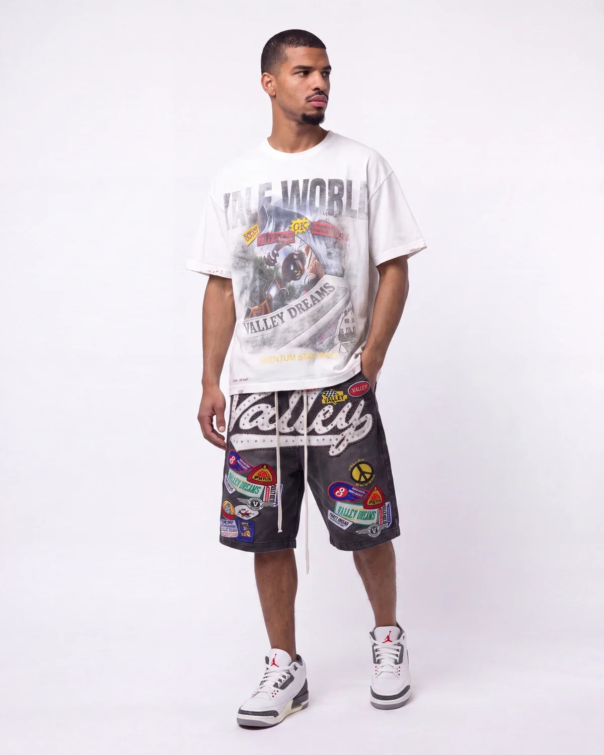 Vale Forever Newspaper Tee White