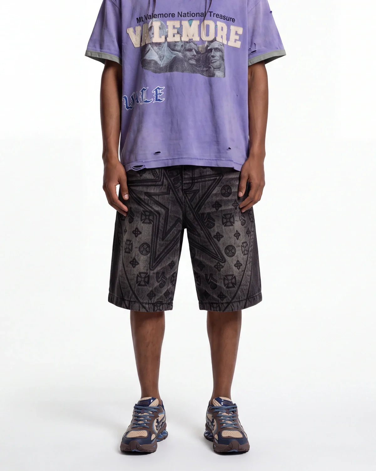 Vale Forever Spade Jorts Black