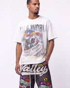 Vale Forever Newspaper Tee White