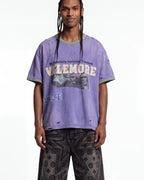 Vale Forever Camp Ringer Tee Lake Purple