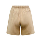 Men's Linen‑Blend Drawstring Elastic‑Waist Casual Shorts