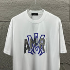 AMIRI Embellished Layered Logo Crew-Neck Short-Sleeve T-Shirt
